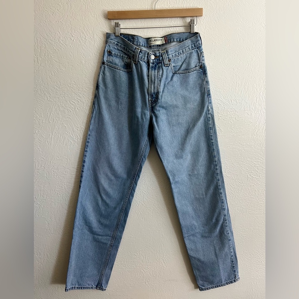 Levi’s 550 Relaxed Fit Light Wash Denim Jeans 31 x 34 Unisex